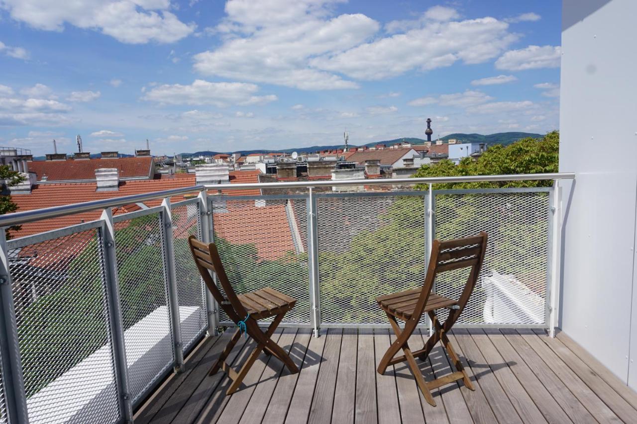 维也纳Augartenblick Penthauscombo 15/16 - Blick Zum Riesenrad公寓 外观 照片
